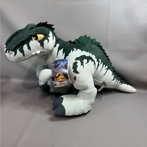 Jurassic World 32” Lg Roaring Dinosaur Giganotosaurus Stuffed Plush Mattel W/Tag